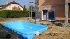 Písková Lhota - realizace, výroba a prodej plastových bazénů